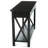 Kitchener 47"W Solid Wood Contemporary Sofa Table with 2 Drawers, Bottom Shelf and X-Design Side Panels-248893208