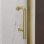 Porte de douche pivotante sans cadre