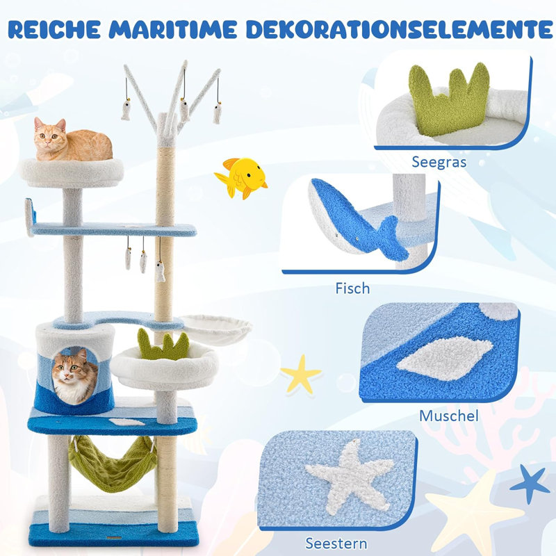 Crewe 165cm H Cat Tree