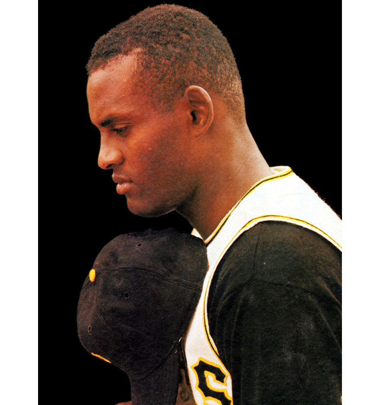 Roberto Clemente, H 48 po x l 36 po