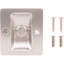 Serrure de porte carrée de qualité supérieure, loquet de passage (vestibule / garde-robe), paquet transparent, quincaillerie By Stone Harbor-77379339