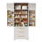78.2" Tall Farmhouse Kitchen Pantry Cabinet With 8 Door Shelves, Storage Cabinet With 3 Adjustable Shelves-2038979320
