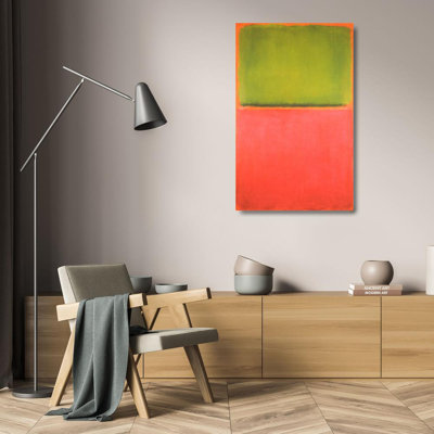 Untitled (Green, Red on Orange), 1951