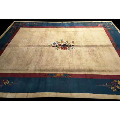 Handmade Wool Floral Area Rug