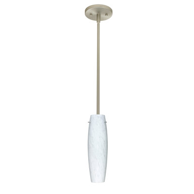 Luminaire suspendu à cylindre simple 1 lumières Marple