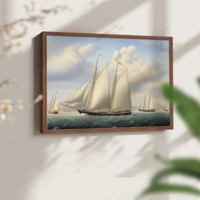 Nautical Series-CXVI -Framed Print - Restickable