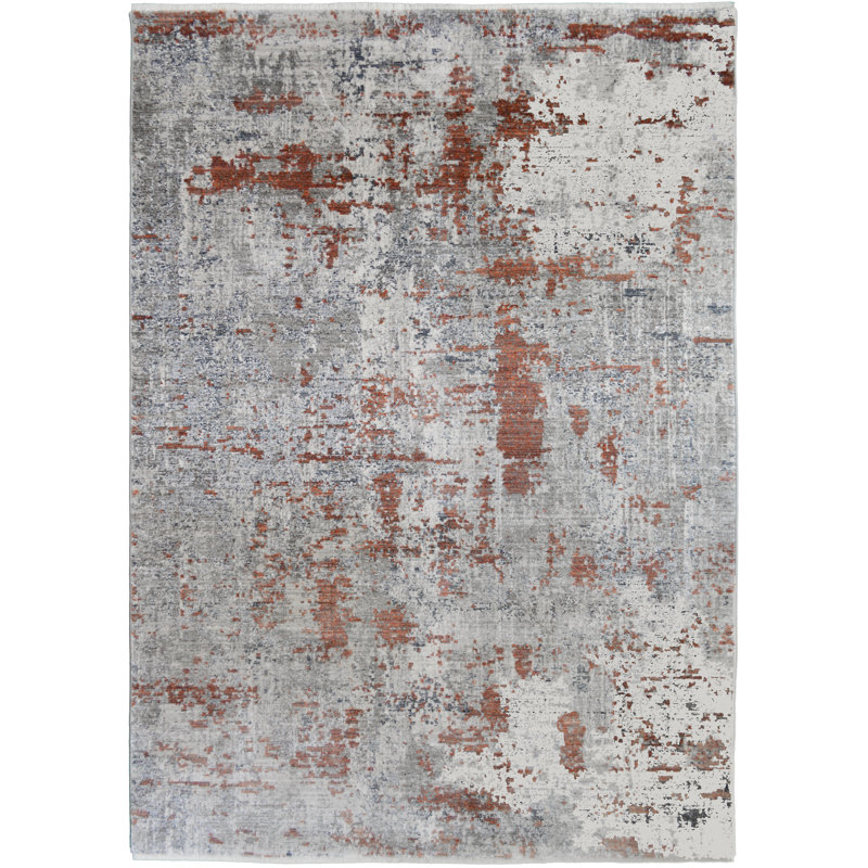 Lavely Abstract Indoor Rug, Rectangle 7'10" x 9'10"