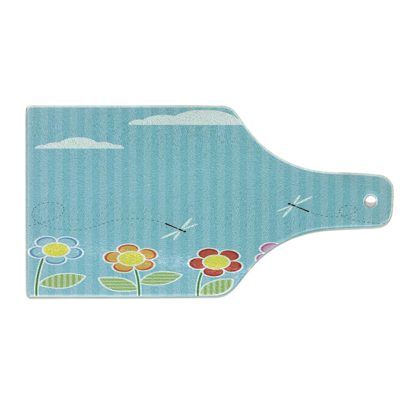 Planche à découper en verre trempé Ambesonne