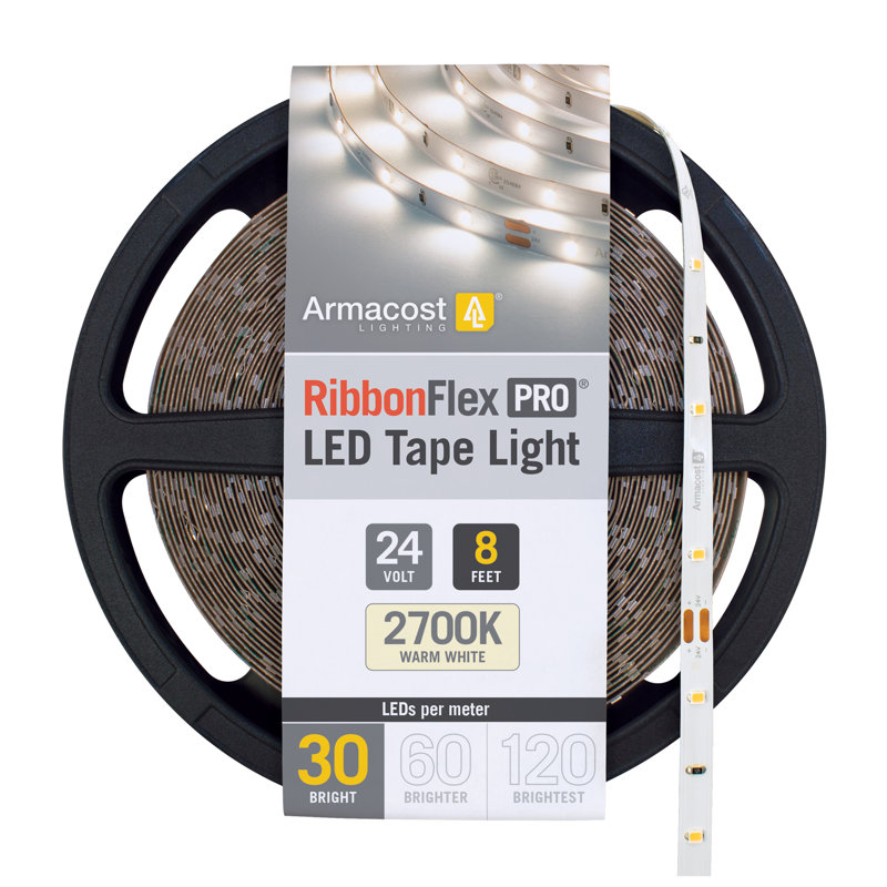 RibbonFlex Pro, 24V, 2700K, 30LEDs/M, IP20, 2.5M Under Cabinet Strip Light
