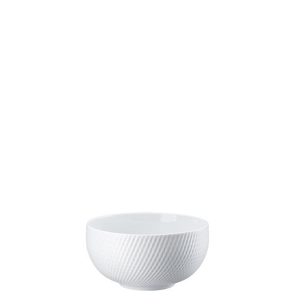 Ciotola Rosenthal Blend Bianca, 14 Cm, 0,73 L, Con Rilievo Incrociato, Lavabile In Lavastoviglie E Microonde - 2