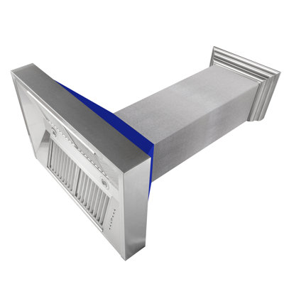 ZLINE 30 po Hotte de cuisine murale en acier inoxydable à conduit avec coque