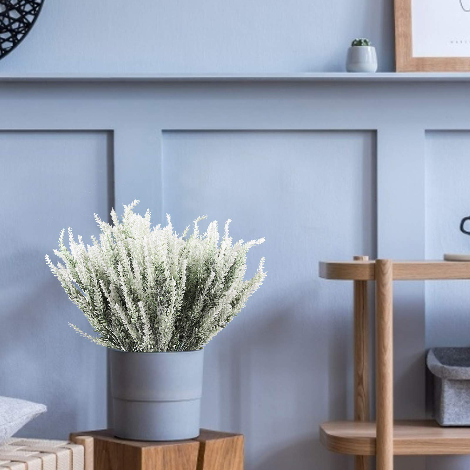 Ophelia & Co. 8 Pcs Fake Spring Lavender Plants Autumn Plants Bouquets ...