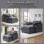 Fauteuil surdimensionné en velours côtelé de 40 po avec repose-pieds Cloud-941363022