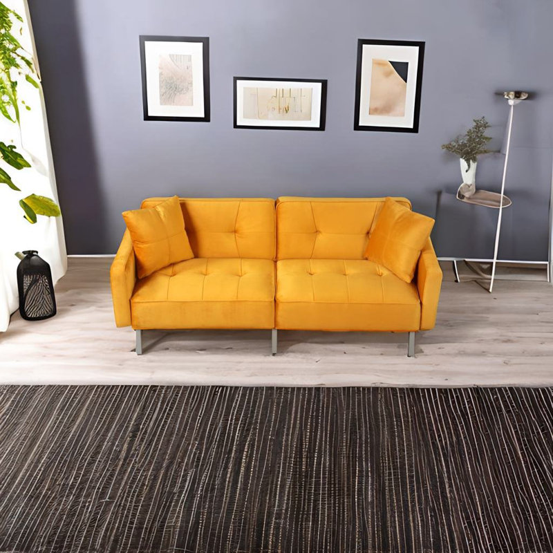 Chyler Upholstered 75.6'' Sleeper Sofa