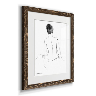 " Sketchy Silhouette I " Painting Print