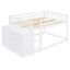 Lit superposé double blanc avec construction solide et rangement fonctionnel en bois de pin blanc-118036607-118036606