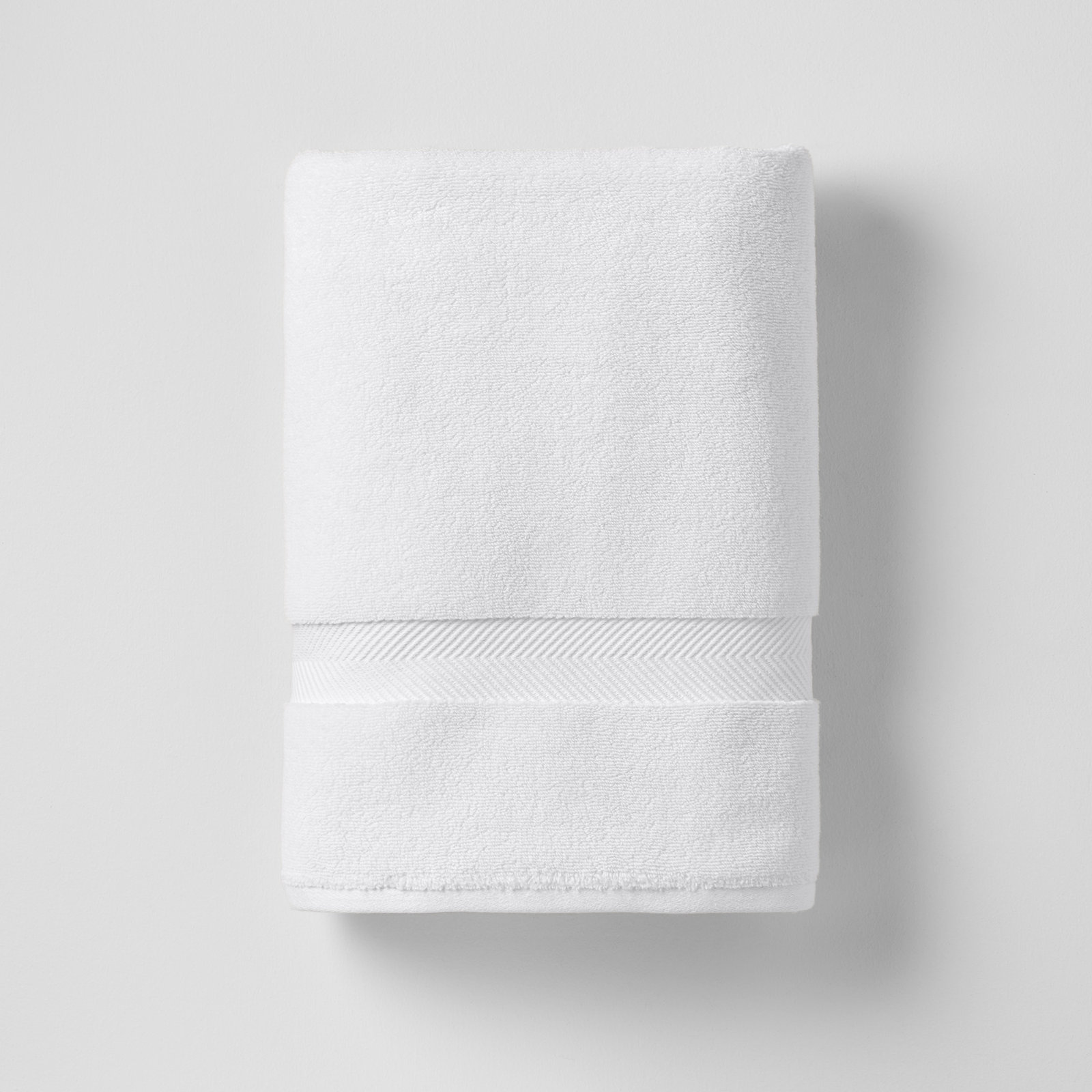 Rane Plush Cotton Bath Sheet, White