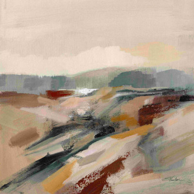 «Distant Forest II» par Silvia Vassileva, peinture sur toile tendue