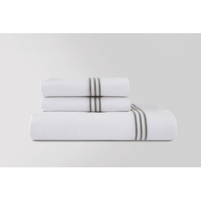Paire de broderies gris Madison