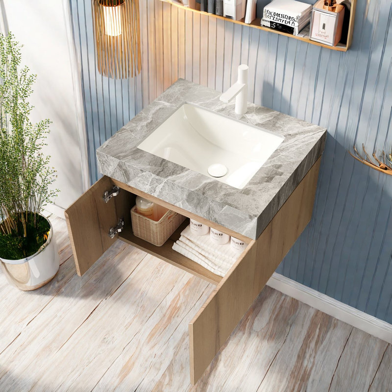 Meuble-lavabo et lavabo flottant 24 po