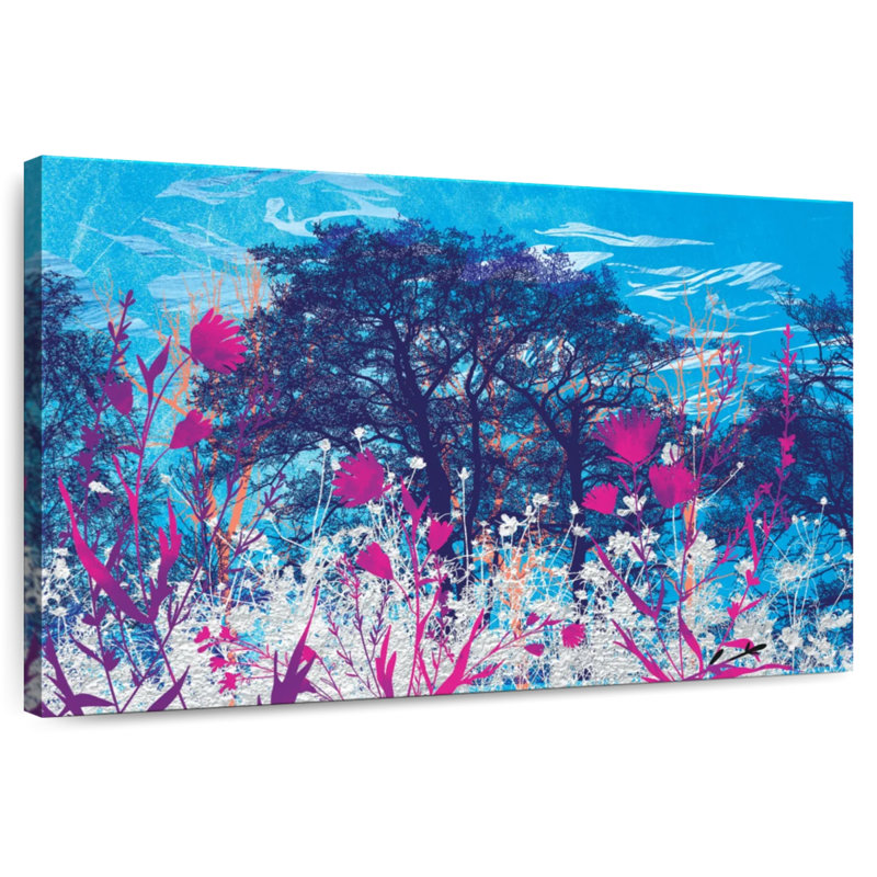 Alvord Blue Sky Meadow Foliage, 26" H x 39" W