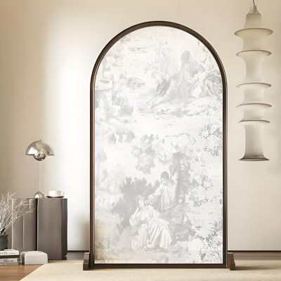 Modern Minimalist Ju-i Pattern Screen Divider by Orren Ellis