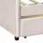 Upholstered Daybed With Two Drawers And Wood Slat-803896123
