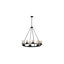 Lustre en roue de chariot pour îlot de cuisine Hylton-1778519860