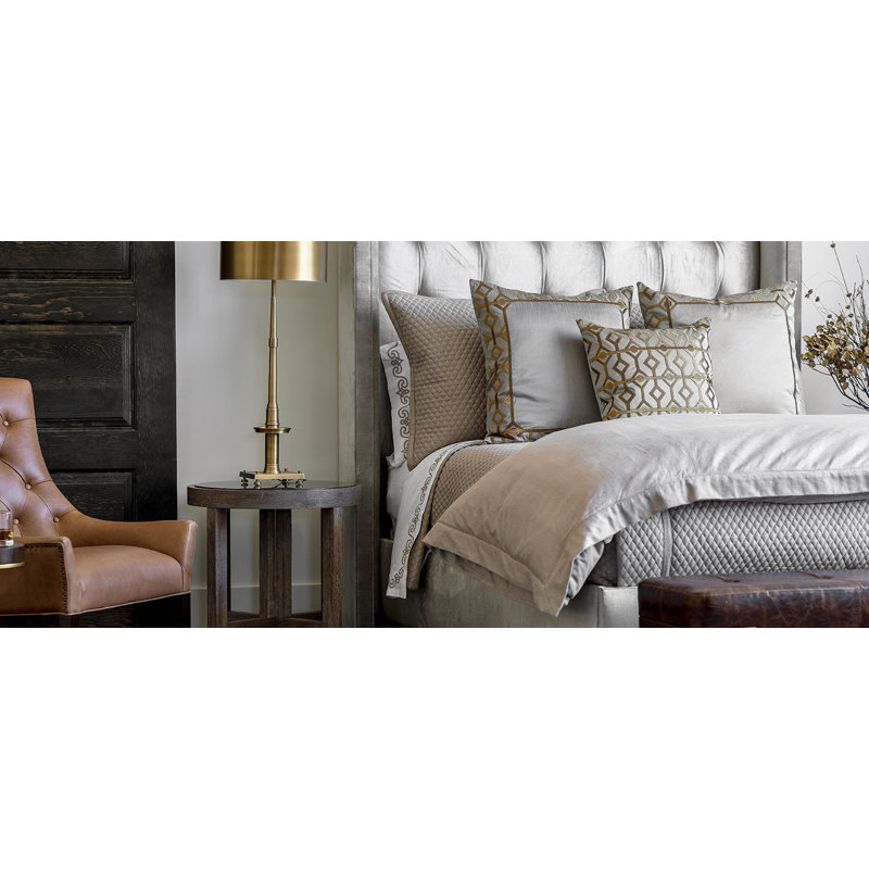 Laurie Duvet Cover, Queen Duvet Cover, Stone