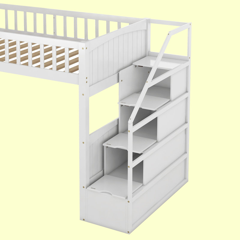 Erleena Kids Bunk Bed, White