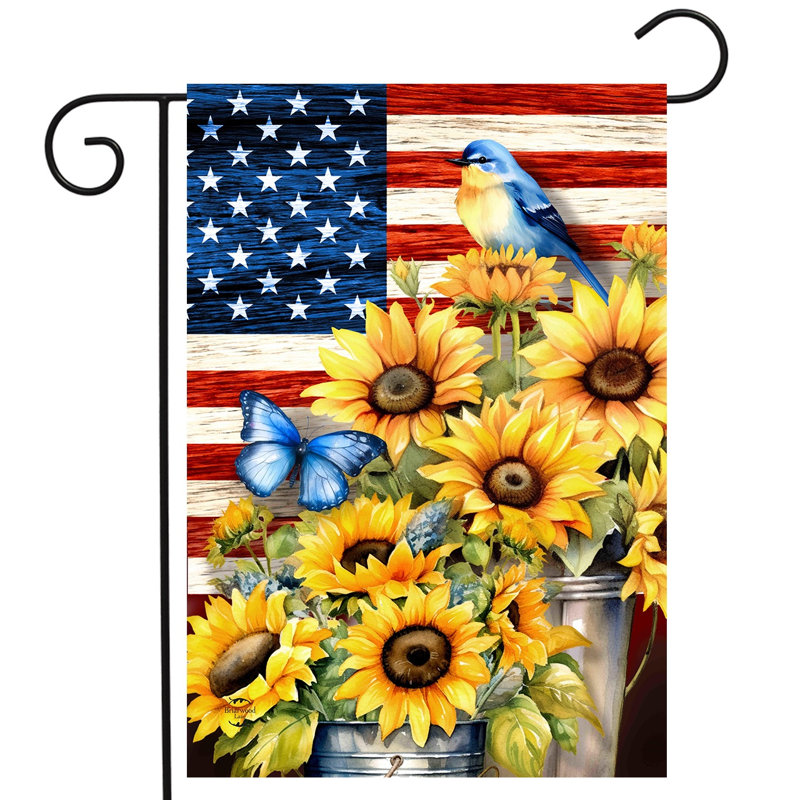 Drapeau du jardin américain