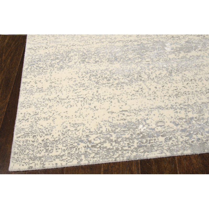 Bourgault Viscose Abstract Indoor Rug, Rectangle 3'5" x 5'5"
