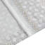 Rideau en polyester 2 pièces avec rayures capitonnées blanc / taupe-661606422