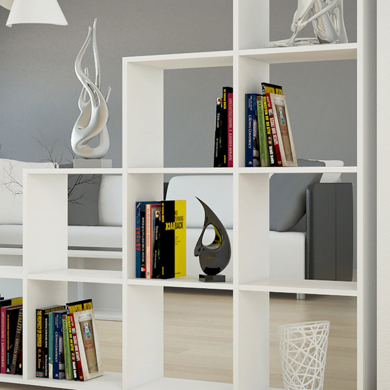 Zenobius Bookcase, White