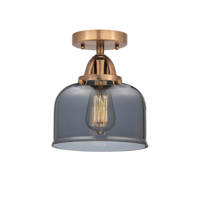 Glass LED Semi Flush Mount