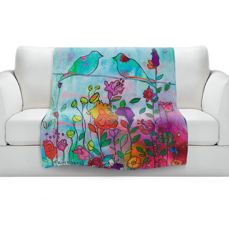 Couverture sherpa doux et filaire, l 68 po x L 80 po