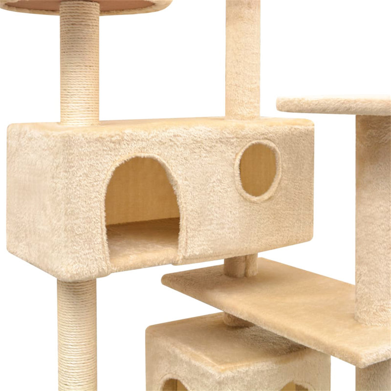 Drake 124.8cm H Cat Tree, Beige