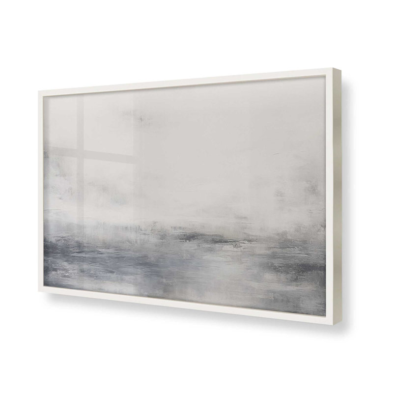 Wistful Tides II, Single Picture Frame Opaque White, 12" H x 15" W