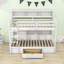 Lit superposé simple au-dessus de simple avec tablettes Gurleen par Harriet Bee-1649932213
