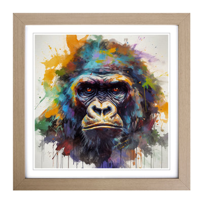 Gorilla Abstract No.4 - Framed Print