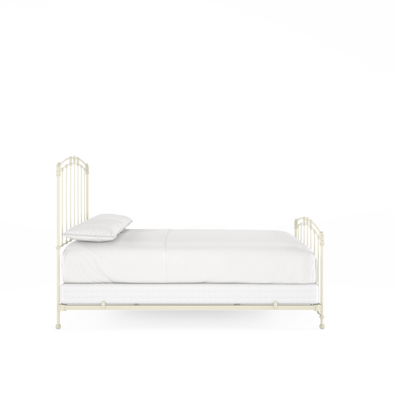 162 Cottage Bed | Complete Standard, Gloss Off-White, California King