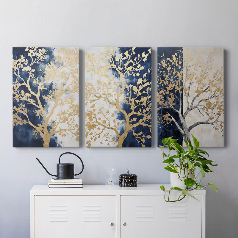Lanscape Study Series - Ensemble de toiles tendues avec châssis Premium - Prêt à être accroché