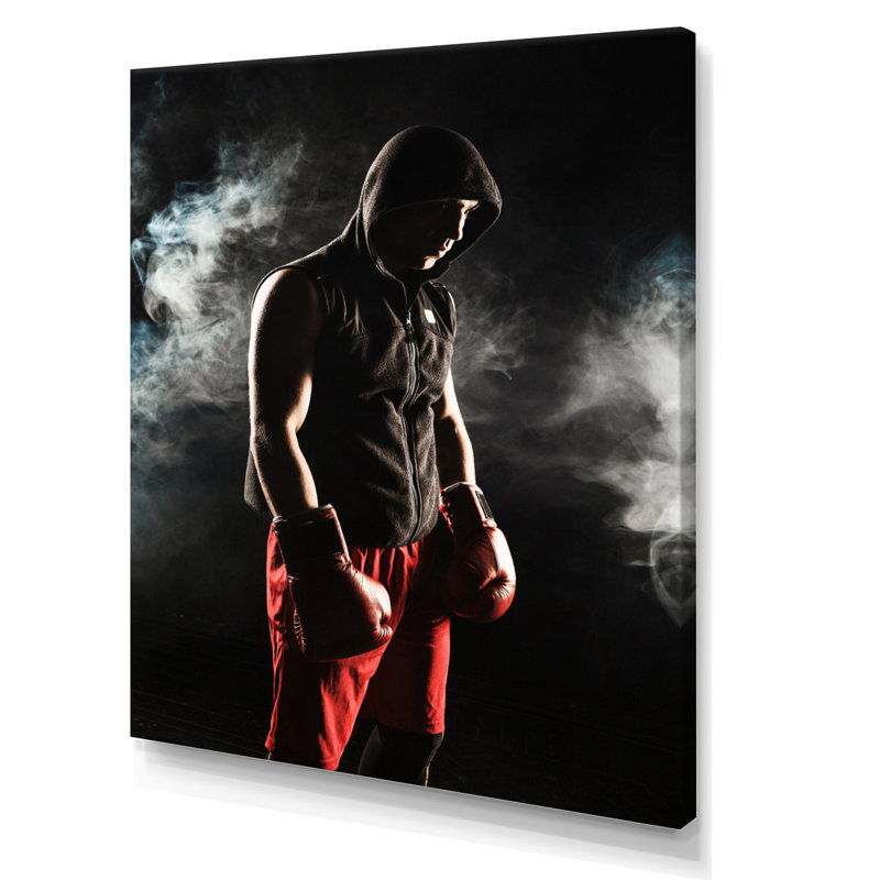 Guerrier II, Toile tendue, H 20 po x l 12 po x P 1 po