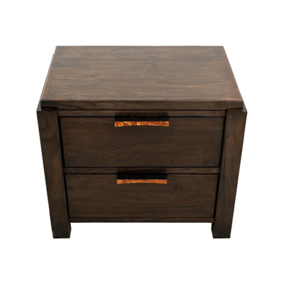 Table de chevet 2 tiroirs Rarmuri