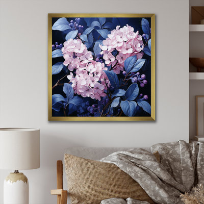 Jardin bleu de lilas IV sur toile