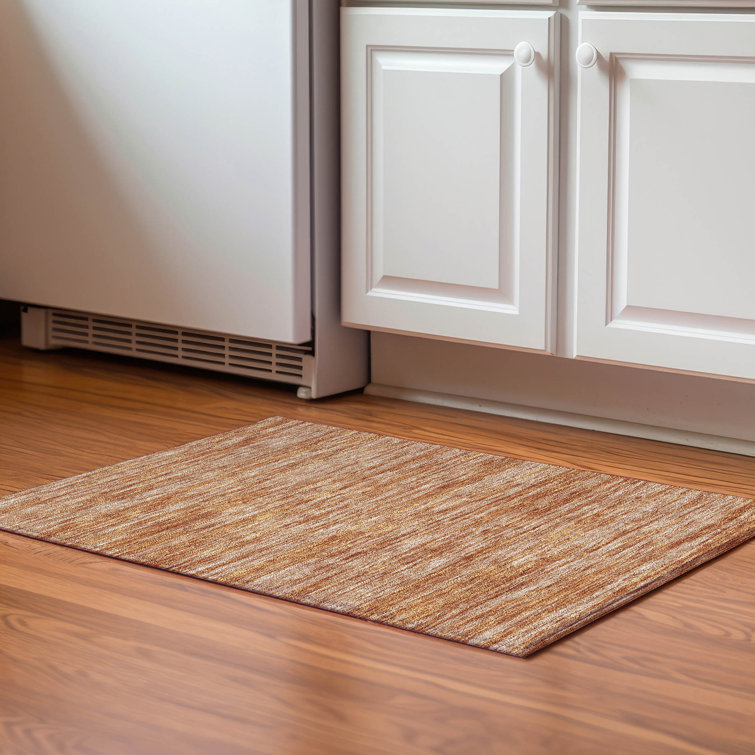 Premium Machine Washable Prisco Copper Rug