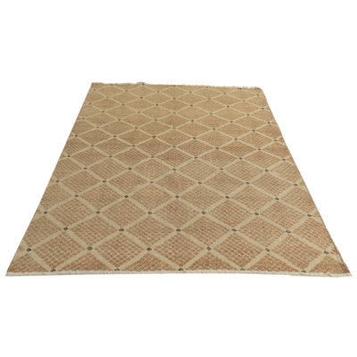 Tapis brun clair 5x8 Pham