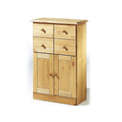 Vernita Solid Wood Freestanding Bathroom Cabinet