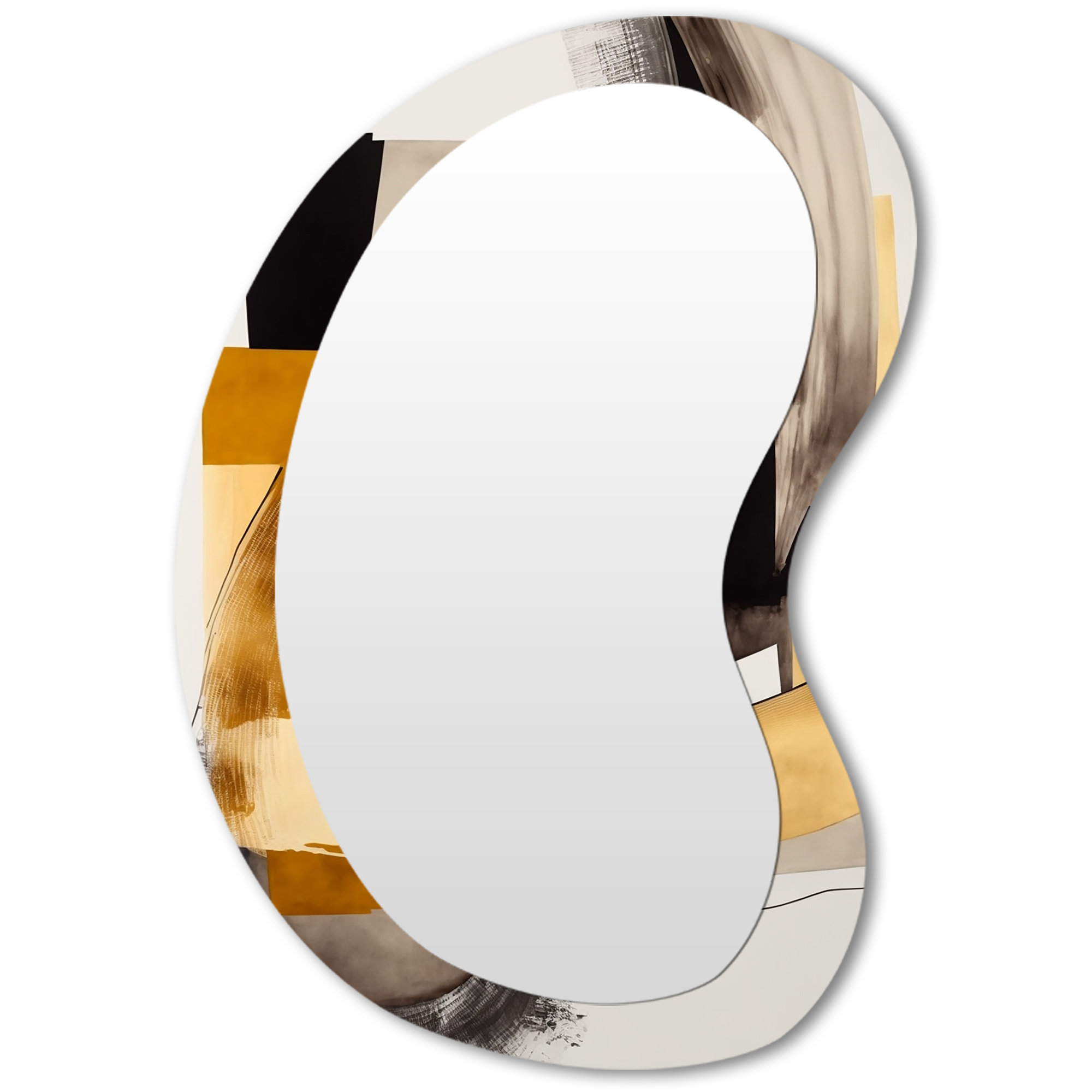 Ivy Bronx Geovonie Glam Art Deco Abstract IV - Abstract Asymmetrical ...