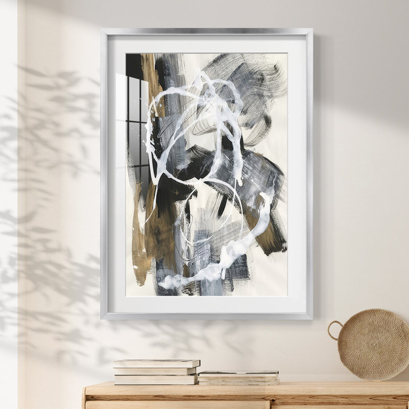 Nature's Winterland III - Impression encadrée, H 25,5 po x l 17,5 po, Argent argent